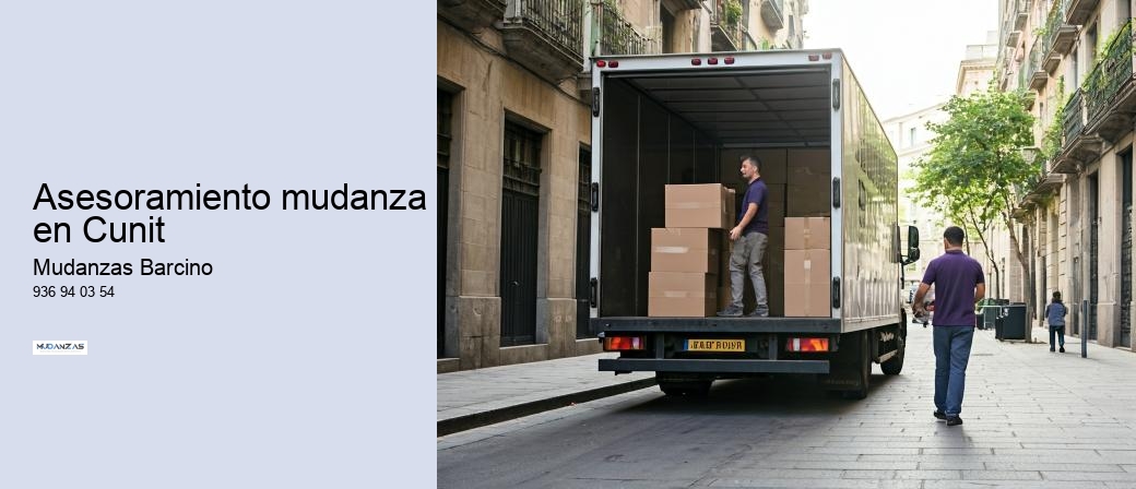 Asesoramiento mudanza en Cunit 