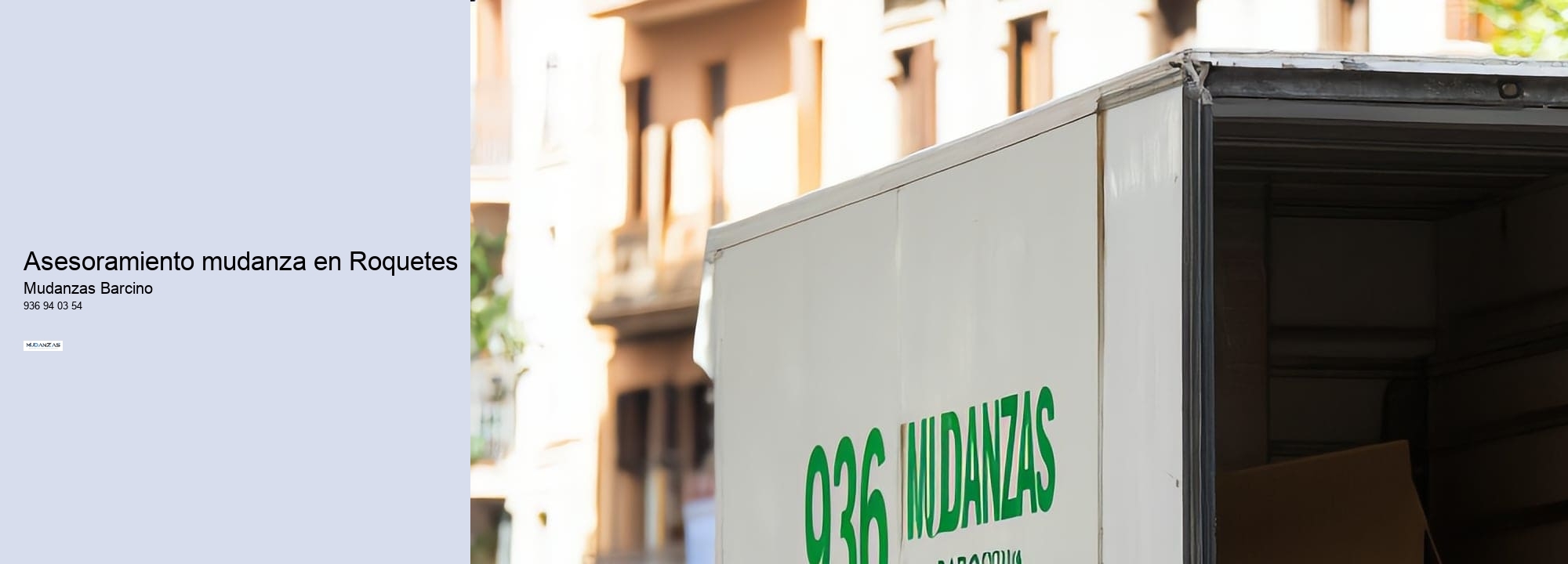 Asesoramiento mudanza en Roquetes 