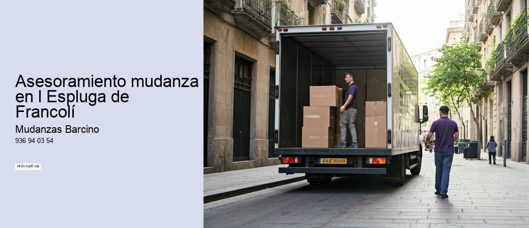 Asesoramiento mudanza en l Espluga de Francolí 