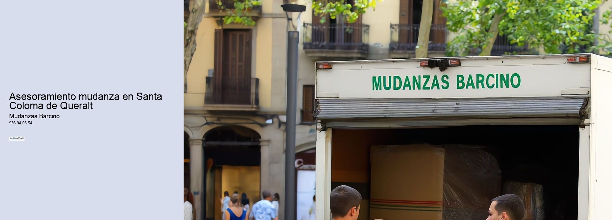 Asesoramiento mudanza en Santa Coloma de Queralt 