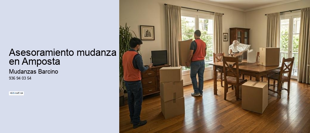 Asesoramiento mudanza en Amposta 