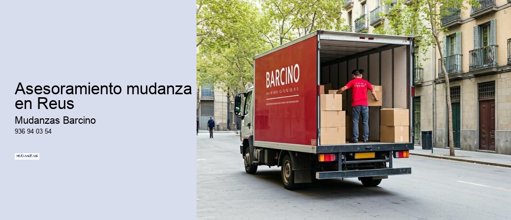 Asesoramiento mudanza en Reus 